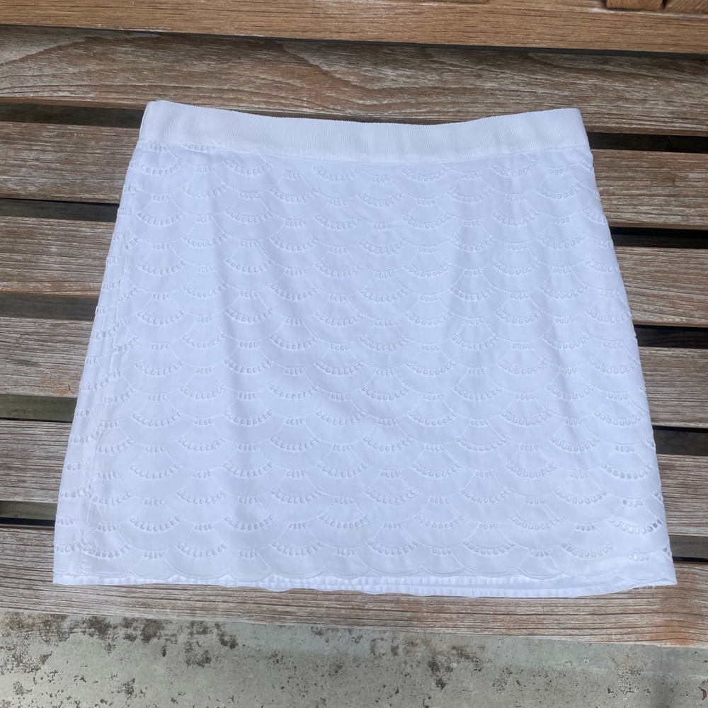 J.Crew vintage white eyelet skirt